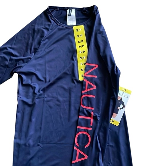 Nautica - Long Sleeve Rashguard UPF 30+ Uv Swim Shirt - Picture 5 of 7